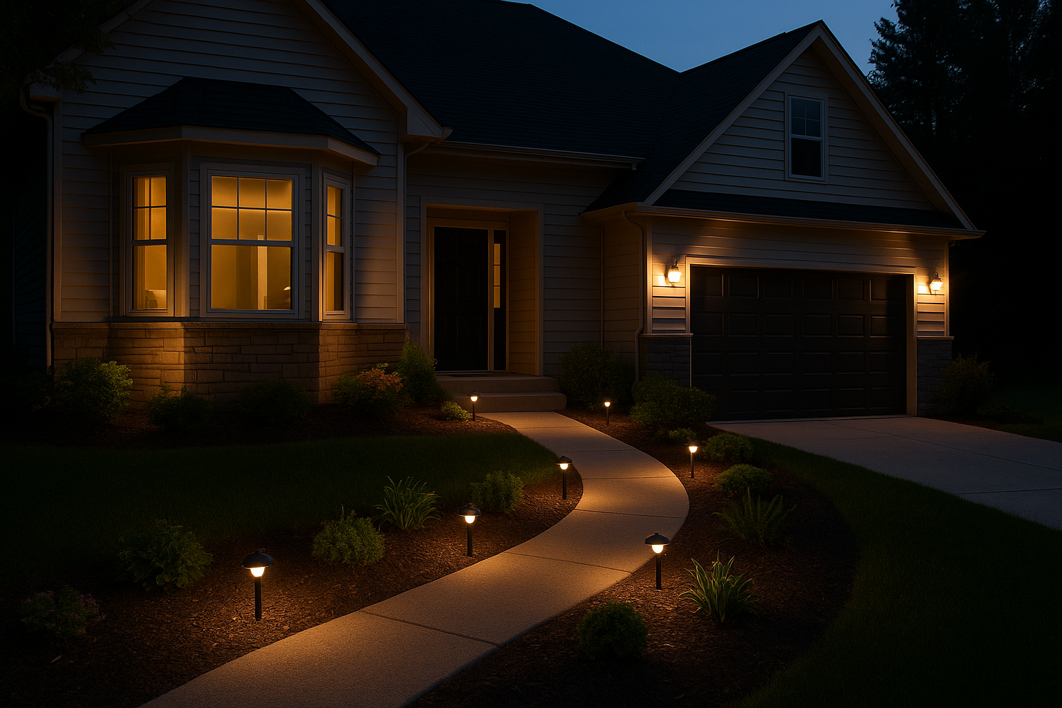 Pathway and security lighting